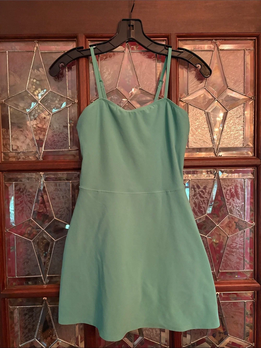 ALO  outside Green Dress